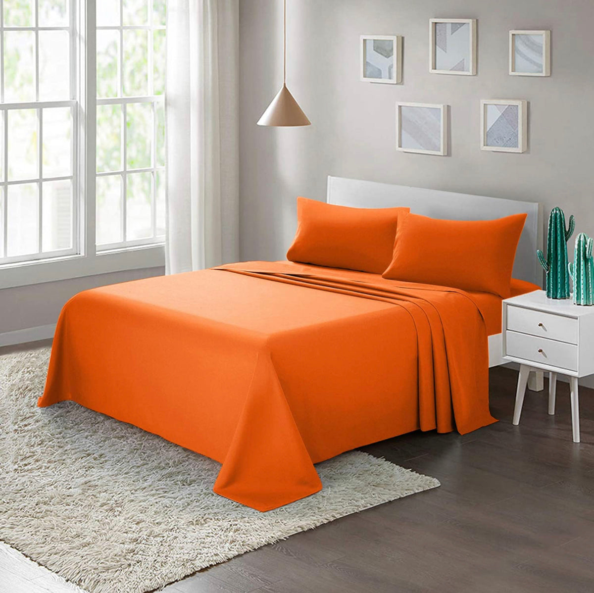 ORANGE   SHEET SET